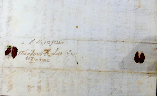 ITALY CIRCA 1630 rare military letter from the Duke of Crequy to his ally Duke of Parma - Picture 3 of 4
