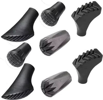 8pcs Assorted Replacement Tips Hiking Stick Walking Trekking Pole Protector