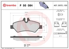 Brembo P 50 084 brake pad set, disc brake for, Mercedes-Benz, Mercedes-Benz (FJDA