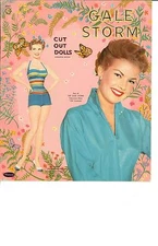 VINTAGE UNCUT 1958 GALE STORM PAPER DOLLS HD~LASER ORG SZ REPRODUCTION~LO PR~H