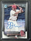 JJ WETHERHOLT 2025 BOWMAN CHROME #CPA-JW AUTO 1ST PROSPECT CARDINALS