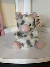 Super Soft Aurora Palm Pals Piggles Spotted Piglet 5  Plush 2021 Baby Pig Spots