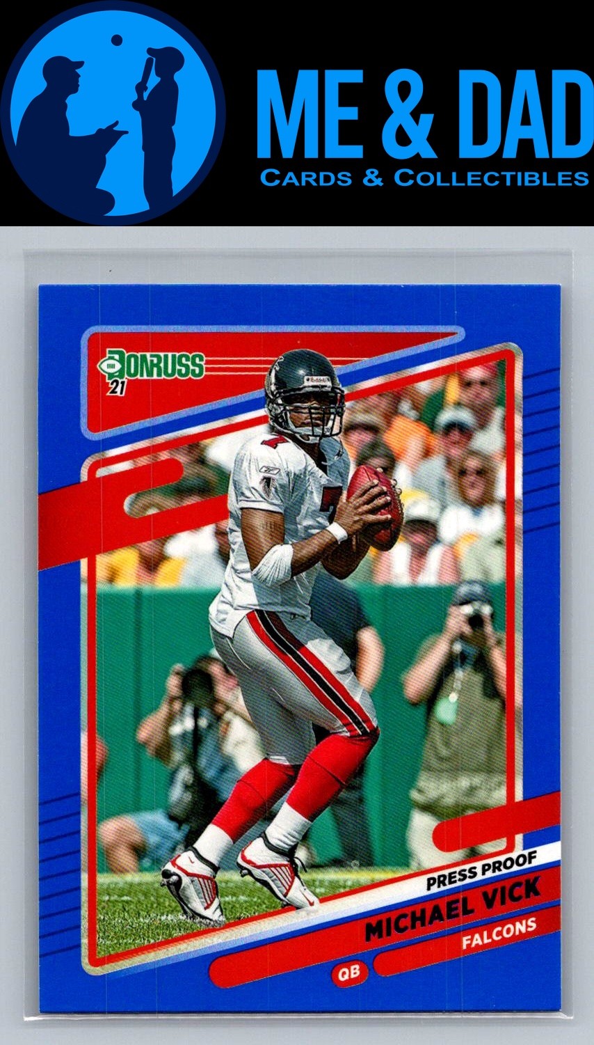 2021 Donruss #238 Michael Vick Press Proof Blue