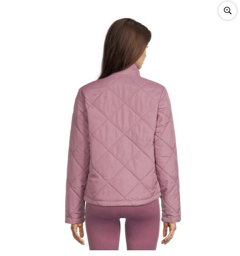 Dickies Quilted Bomber Jacket Women's 2XL Insulated Diamond Pattern Pink NWT - Picture 2 of 3