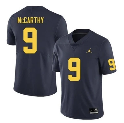 Michigan Wolverines #9 J.J. McCarthy Navy Stitched Jersey