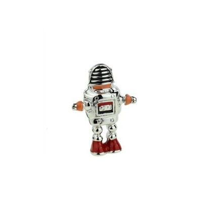 Robby der Roboter 3D Metall Anstecknadel Anstecker Brosche Retro 50er Sci Fi Geschenk