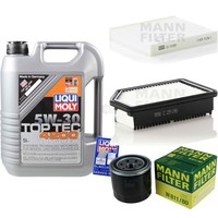 Mann Inspektionspaket 5L Liqui Moly Top Tec 4200 5W-30 FüR KIA Soul 1.6 Gdi