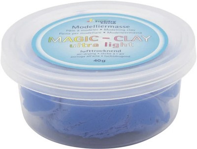Glorex Magic-Clay ultralight blau 40 g  Knet- & Modelliermaterial