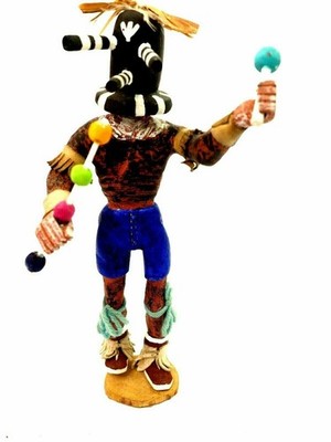 Great 1st Mesa Hopi A Runner Kachina by Johnnie Martin 13''