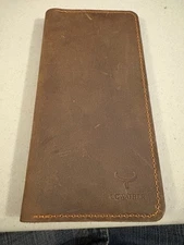 Cowather 100% Genuine Leather Bifold Wallet Vntage Handcrafted Large and Thick