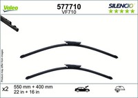Wischblatt Scheibenwischer Silencio Flat Blade Set Valeo 577710 FüR Opel OV24 C3