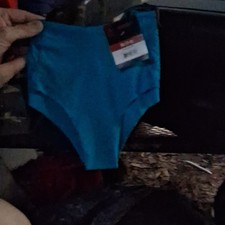 Womens Seamless High Rise Brief Panties, Blue...