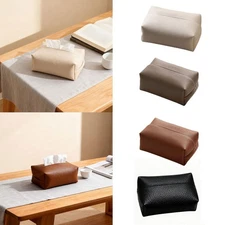 Rectangular Tissue Box Cover Facial Paper Case Storage Modern Napkin Dispenser