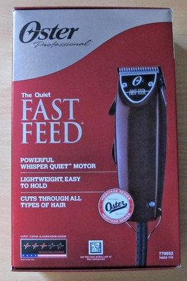 Oster Professional The Quiet FAST FEED Clipper 770052 76023-710 Open Box