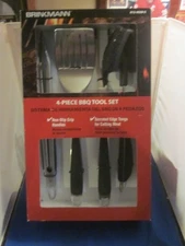 Brinkman 4-piece Stainless Steel BBQ Tool Set NEW