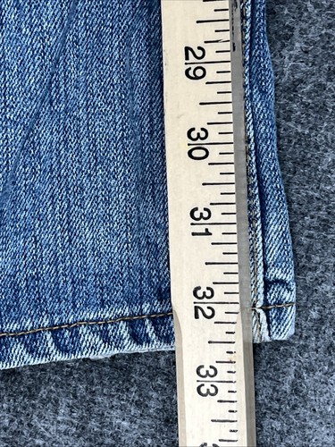 Vintage Levis Jeans Herren 34X32 Dunkelblau Denim Hose 527 Bootcut Loose Cowboy Y2K - Bild 10 von 15