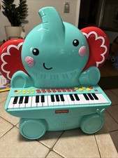 Fisher-Price Elephant Piano Keyboard Musical Toy - Clean & Great Condition