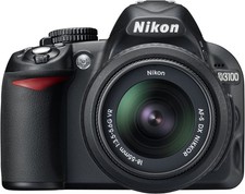 Nikon D3100 14.2MP Digital Camera with 18-55mm f/3.5-5.6 VR Lens - Black  Int 