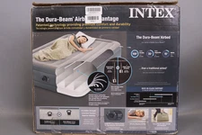 Intex Dura Beam Essential Rest Blow Up Queen Mattress Air Bed w/ Built In Pump