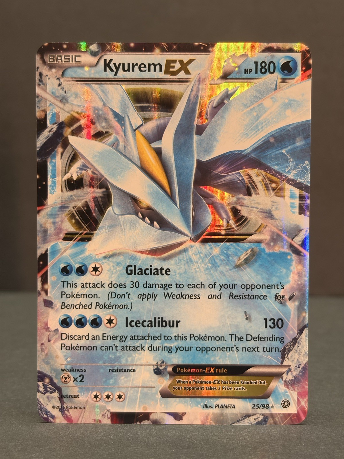 Pokémon TCG – Kyurem EX 25/98 – XY Ancient Origins – Ultra Rare – LP Condition
