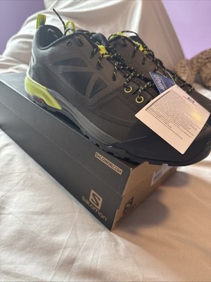 Salomon X ALP SPRY Men s Shoes Size 10 Castor Gray/Beluga/Lime