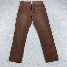 Flint And Tinder Pants Men's 32x30 Brown Corduroy Straight Fit Huckberry Chino