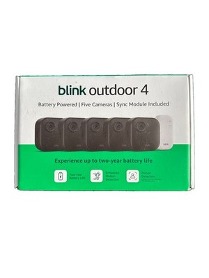 BLINK Outdoor 4 4th Gen 5Camera Security System w Sync Module Cor G2U