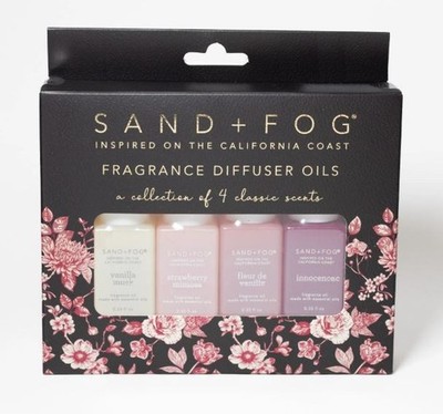 SAND + FOG Fragrance Diffuser Oil  4 PACK strawberry vanilla innocense  - NEW