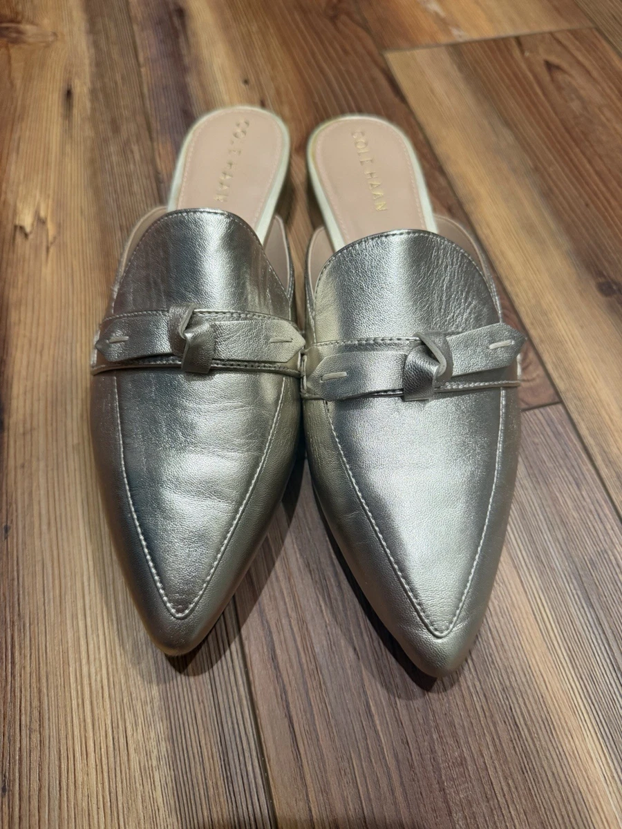 Cole Haan Silver Metallic Wingtip Oxfords with Pink Accents Women main image 4