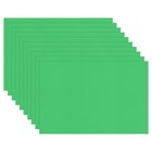 10Pcs 3mm Corrugated Plastic Sheets, 12 x 18 Inch Corrugated Poster Board Green