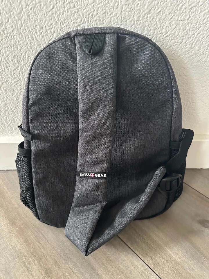 Bolso bandolera Swiss Gear unisex negro/gris tableta y compartimentos de alta utilidad Foto 2 de 2