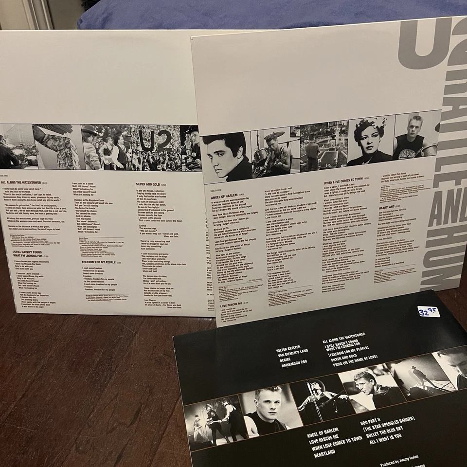 U2 - Rattle And Hum (1988 Island Records) Double Vinyl LP Gatefold - Image 4 of 4