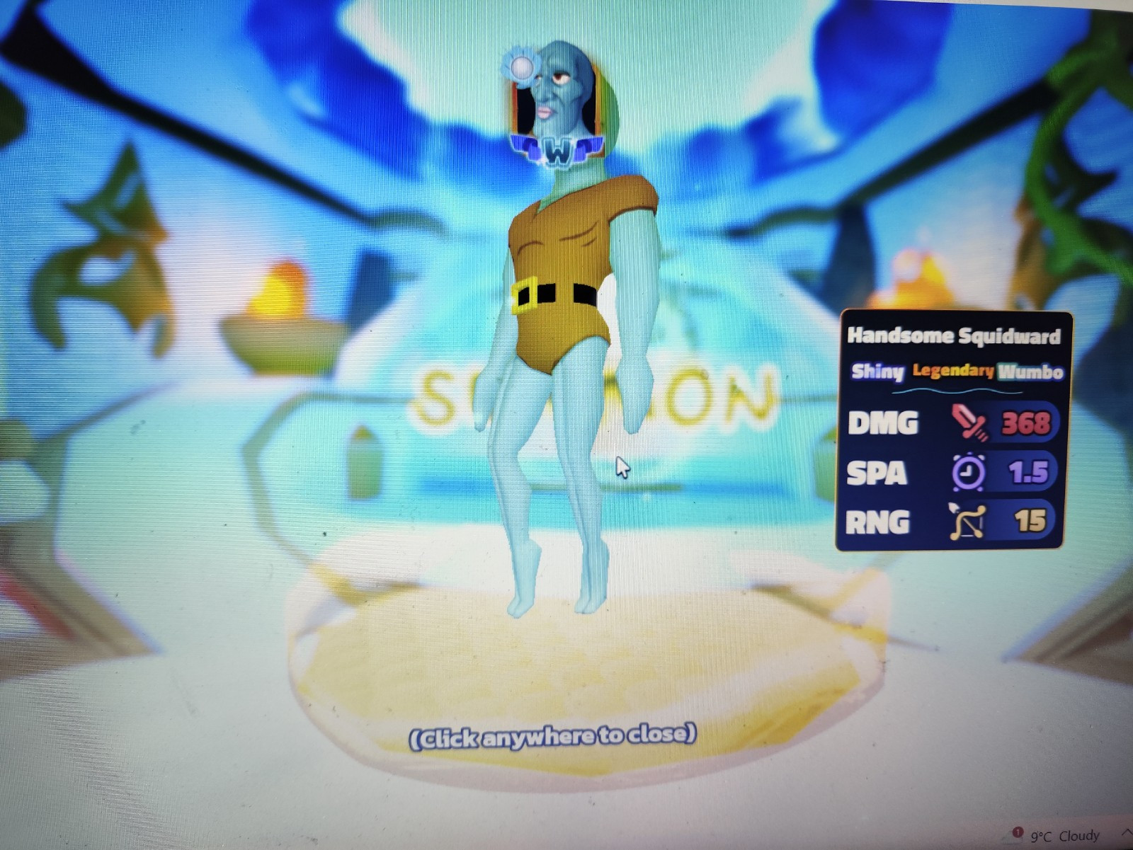 Shiny Wumbo Handsome Squidward |SpongeBob Tower Defense CHEAP  FAST