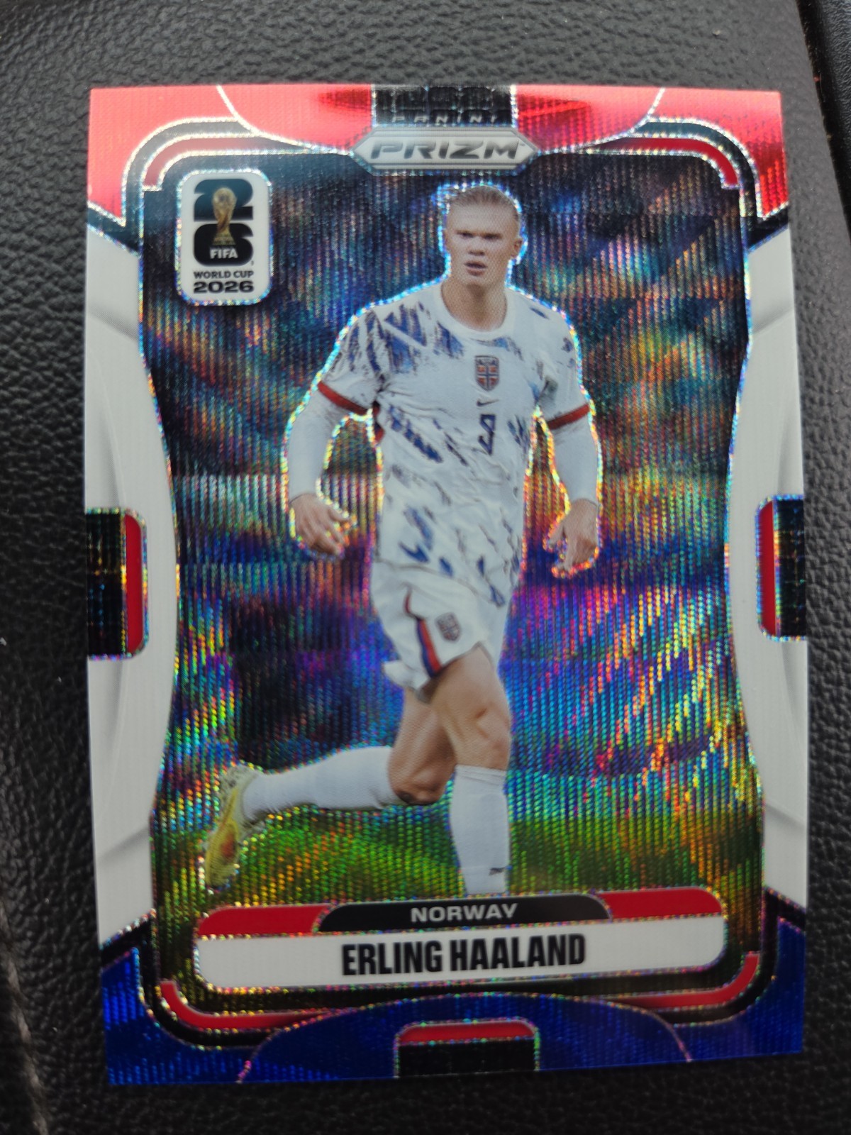 Panini Prizm FIFA World Cup 2026 Erling Haaland Norway red/white/blue #333