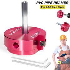 PPR250/04532 PVC Pipe Reamer, 2-1/2" Head for Standard 1/2-Inch Drills