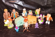 Lot of Flintstones Collectible Characters [Fred, Barney, Dino, Pebbles, Bambam +