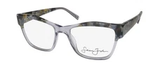 NEW SEAN JOHN 6042 EYEGLASSES 54-19-145 PLASTIC 035 FULL-RIM GRAY GEOMETRIC