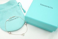 Bracciale Apertura Cuore Con Perle Tiffany & Co. Ag925 Argento 5509J