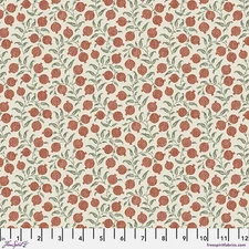 Anaar, Berry - Sanderson, Caspian, 100% Quilt Cotton By The Yard