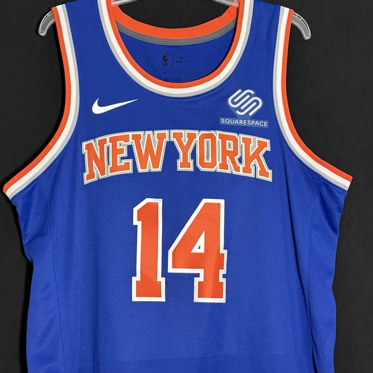 Nike Allonzo Trier “Iso Zo” New York Knicks #14 Blue Nickname