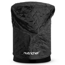 Nutrichef Electric Water Boiler Quilted Cover compatible w/ NCSTKTL13L (Black)