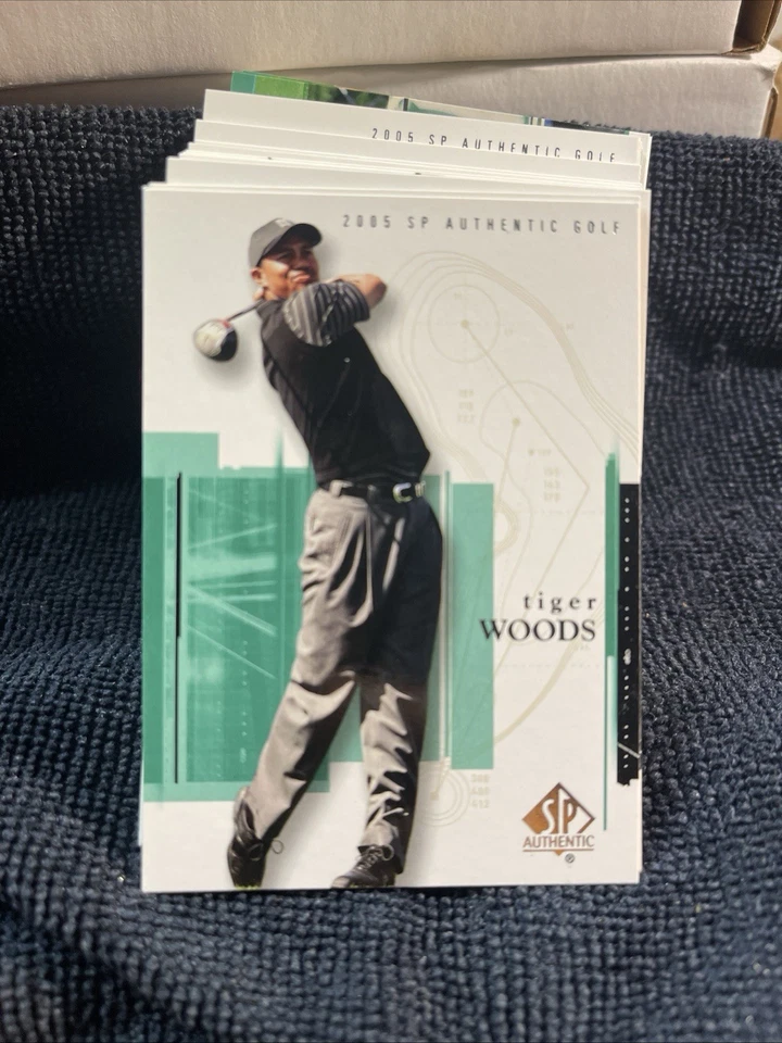 2005 Upper Deck SP Authentic Golf Complete Base Set 1-60 Tiger Woods - Image 4 of 4