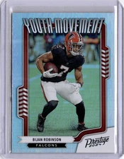 2024 Panini Prestige #YM-BRN Bijan Robinson Youth Movement