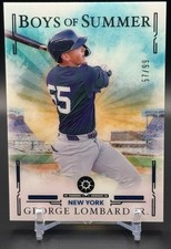 2025 Panini Boys of Summer Blue /99 George Lombard Jr #68 Yankees