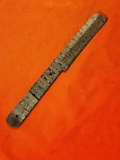 ALABAMA DAMASCUS STEEL BILLET BLADE BLANK, KNIFE MAKING SUPPLIES - 7-1/4  OAL