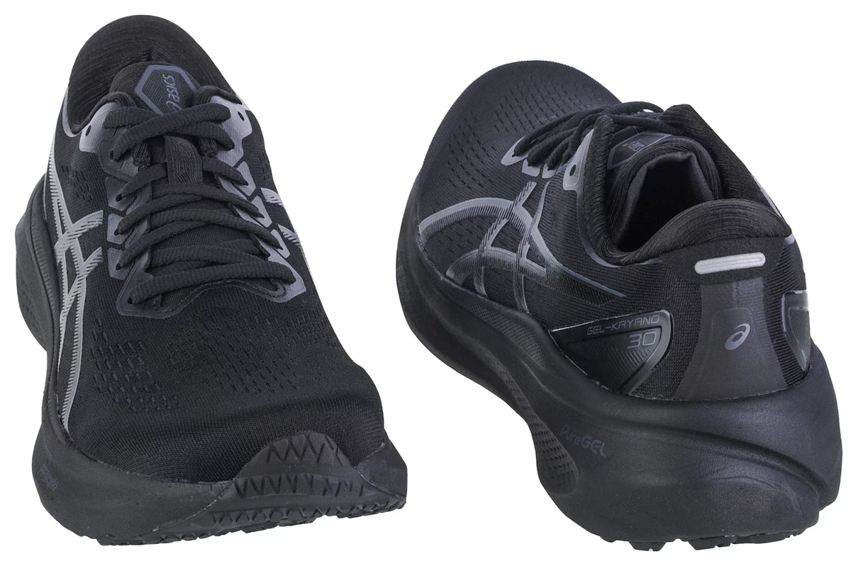 Asics Gel Kayano 30 Triple Black Running Shoes 1011B548-001 Men\'s Size 10.5 Deals on Men main image 3