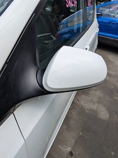 HYUNDAI I10 MK2 SE 2018 N/S PASSENGER SIDE WING MIRROR IN WHITE PSW