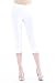Vincenté Womens Clothing-Slimming Stretch Pants for Women-Pull On Capri Pants