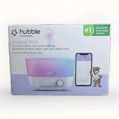 Hubble Mist 5-In-1 Humidifier with Aroma Diffuser Bluetooth Speaker Night Light