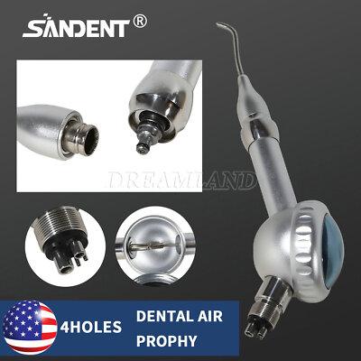 Dental Polisher Air flow Polishing prophy jet Handpiece teeth sand 4 Holes